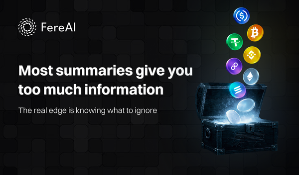 What Actually Matters in a Daily Market Summary